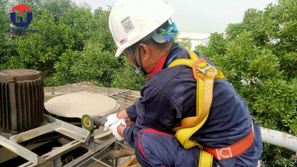 Hưng Thịnh đơn vị bảo trì bảo dưỡng tháp giải nhiệt lâu năm tại Hải Phòng