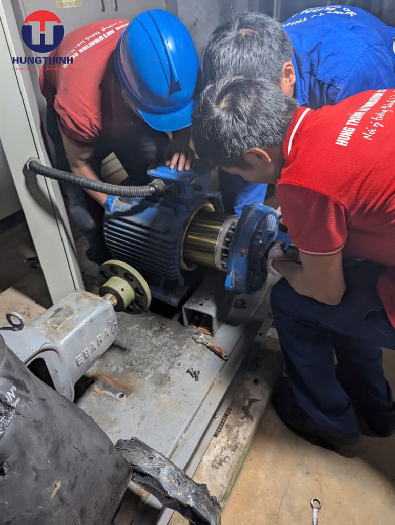 Hưng Thịnh cung cấp dịch vụ bảo trì motor điện cho nhà máy