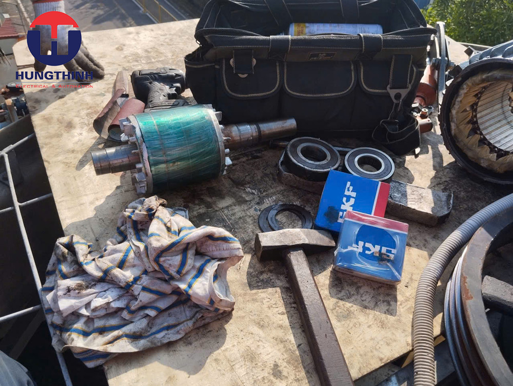 Tất cả motor sau khi bảo dưỡng đều được bảo hành từ 3–6 tháng